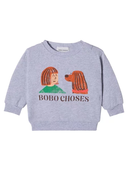 Gyerek melegítő felső Bobo Choses szürke