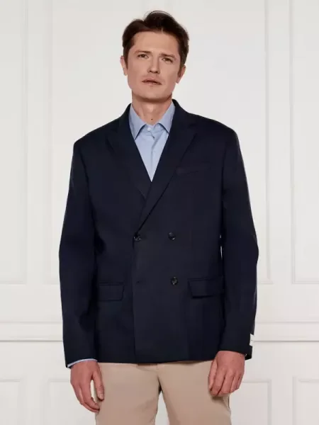 Calvin Klein Zakó len hozzáadásával kék
