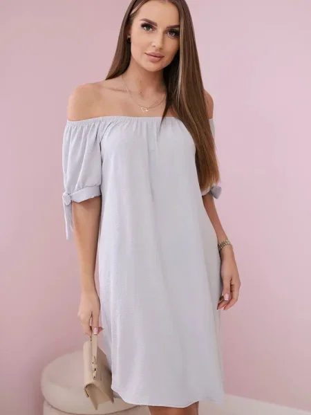 Rochie Kesi cu legături gri