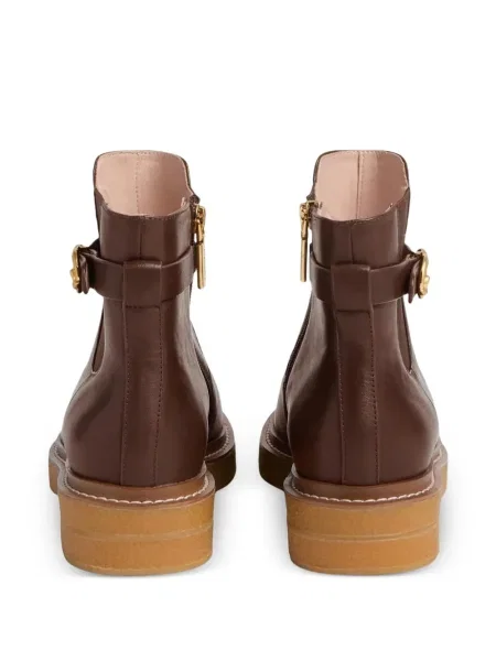 Botine Coccinelle cu cataramă maro