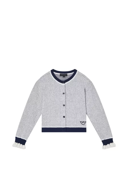 Kardigan dziecięcy Emporio Armani biały