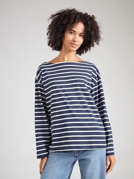VERO MODA Tricou VMMOLLY bleumarin alb