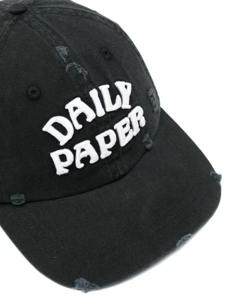 Șapcă Daily Paper zdrențuiți negru