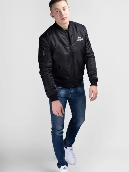 Бомбер Lonsdale черный