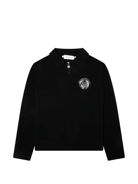 Tricou polo Honor The Gift tricotate negru