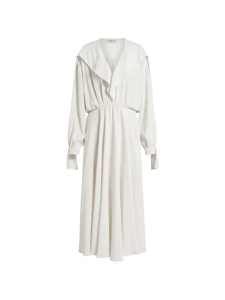 Gulerat rochie midi Alberta Ferretti cu volane