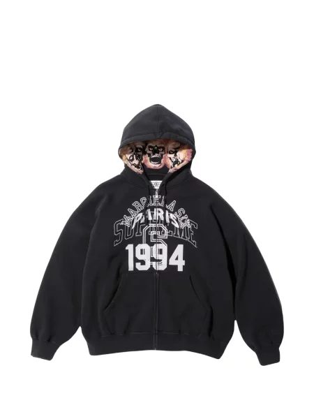 Hanorac cu glugă Supreme negru
