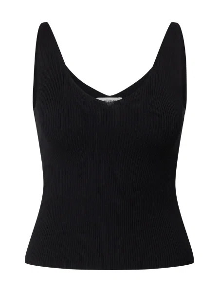 JDY Top brodat Nanna' negru