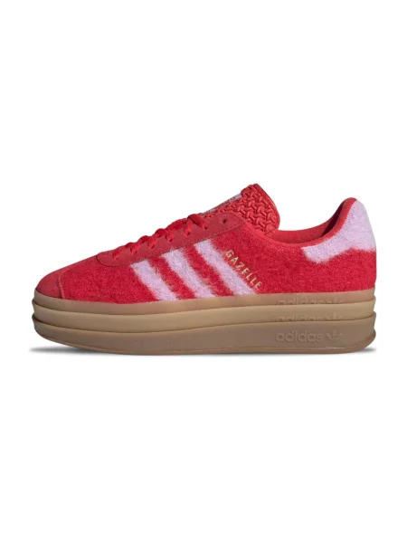 Trampki adidas Gazelle Bold W Better Scarlet/ Bliss Lilac/ Gold Metallic EUR 38 czerwone
