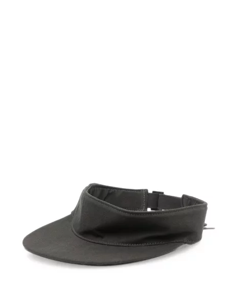 Șapcă Yohji Yamamoto din poplin gri