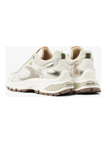 Sneakersy Via Vai skórzane beżowe