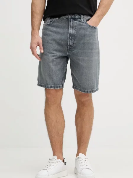 Calvin Klein Jeans szorty niebieskie