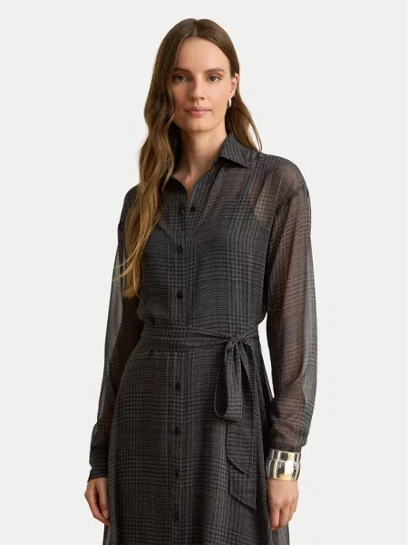 LAUREN RALPH LAUREN Sukienka koszulowa ciemny szary
