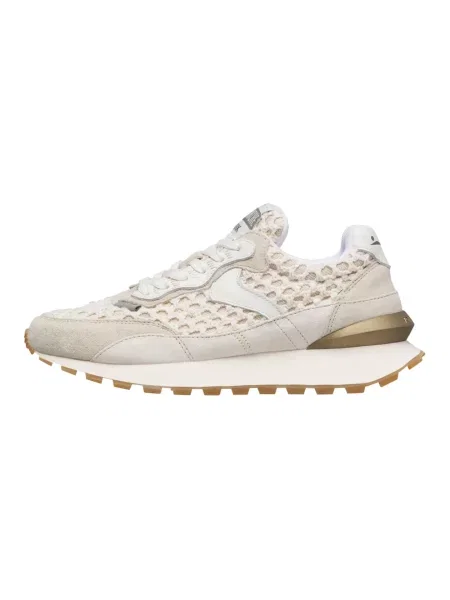 Sneakersy Voile Blanche skórzane białe