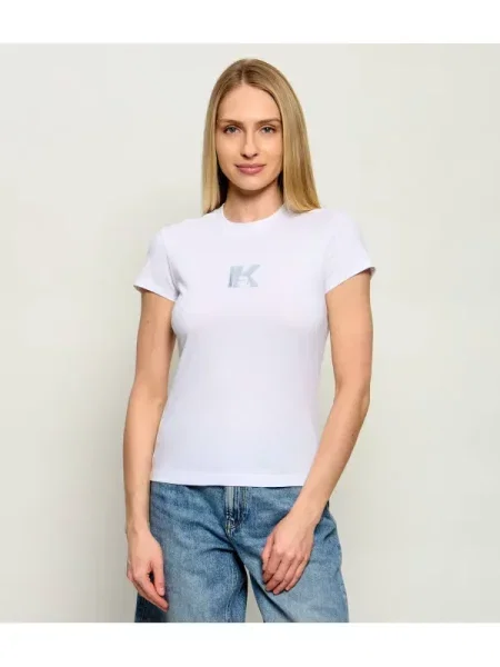 Karl Lagerfeld Jeans Póló KLJ fehér