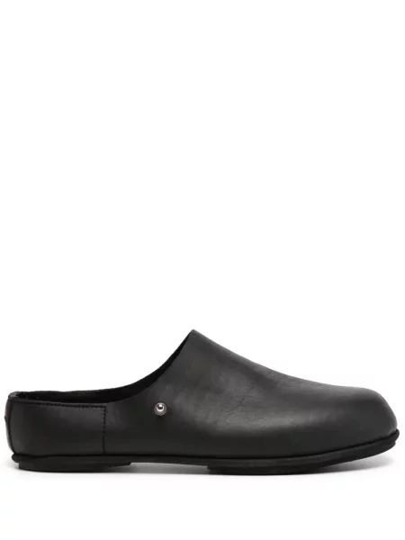 Kožne mule natikače Guidi crna