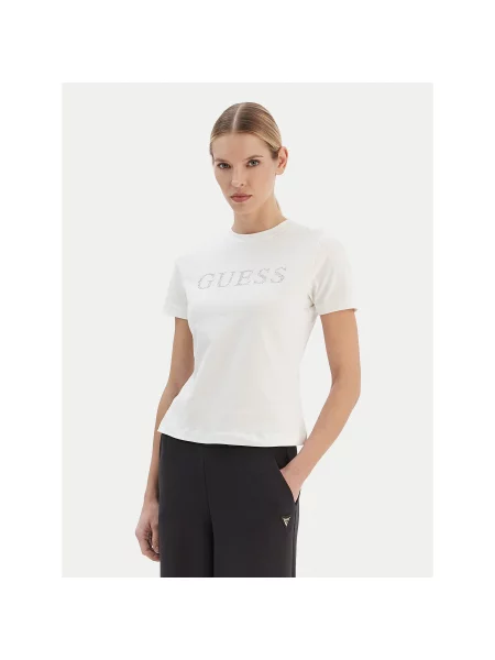 Guess T-shirt Regular Fit bijela