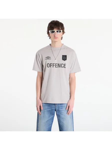 Tricou Umbro by SlamJam Offence Defence Tee Light Grey M gri