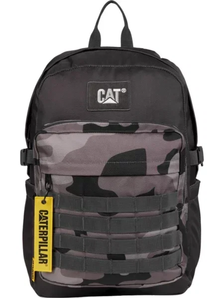 Caterpillar Повсякденний рюкзак Унісекс Чорний/сірий чорний
