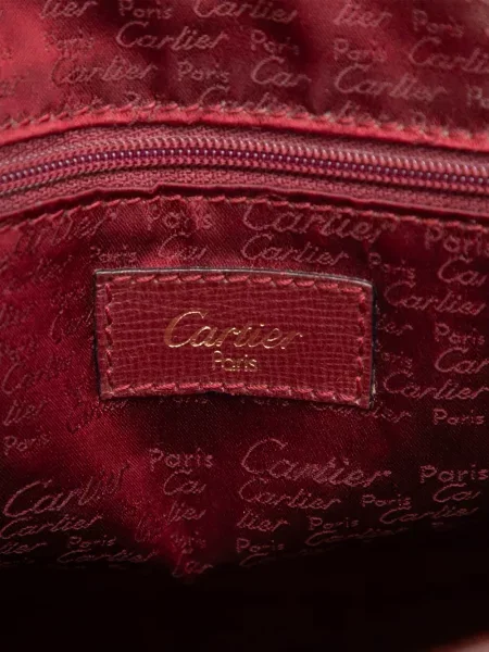 Geantă Cartier din piele roșu