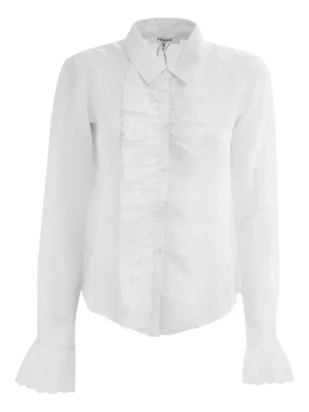 Cămașă Frame cu volane alb