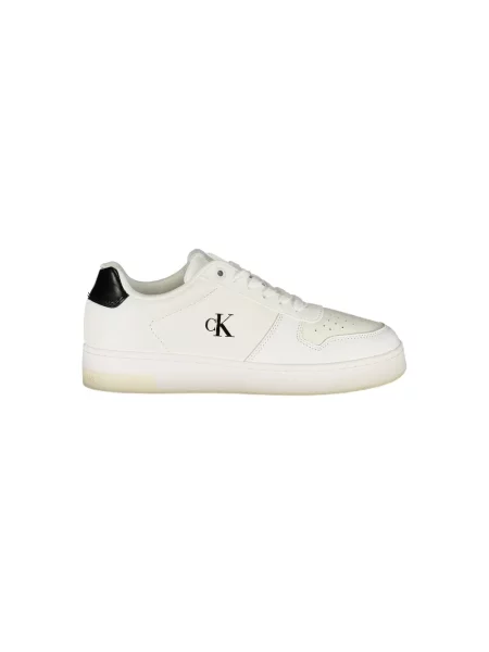 Sneakersy Calvin Klein skórzane białe