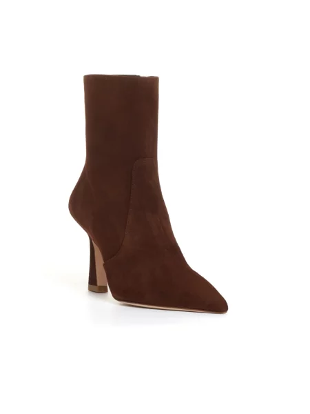 Botki Stuart Weitzman zamszowe brązowe