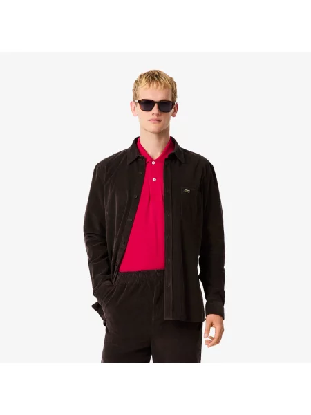 Рубашка Lacoste коричневая