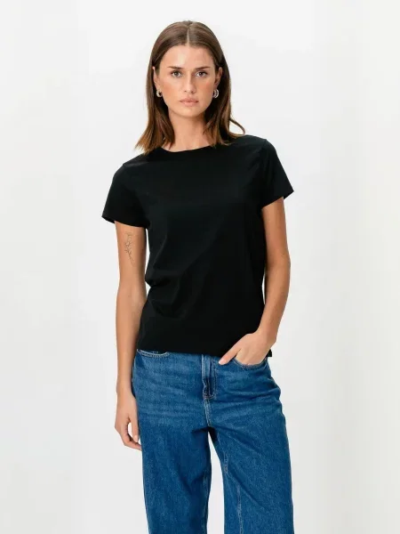 TEESHOPPEN Top Basic negru