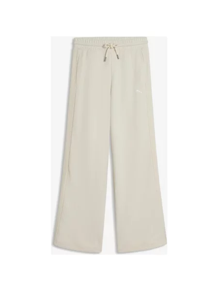 Spodnie długie Puma HER Comfort High-Waist Wide Leg XS białe