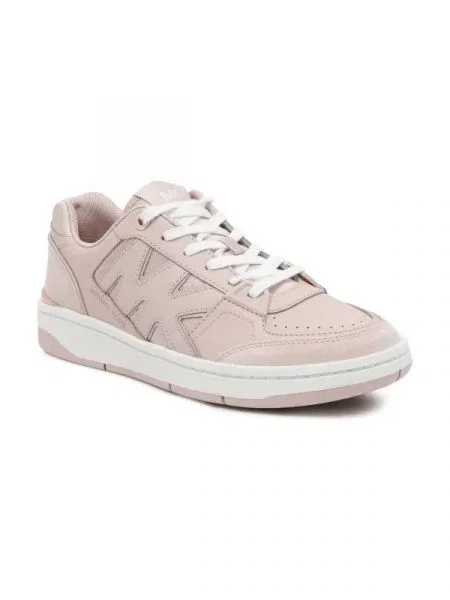 Michael Kors De piele sneakers REBEL LACE UP roz