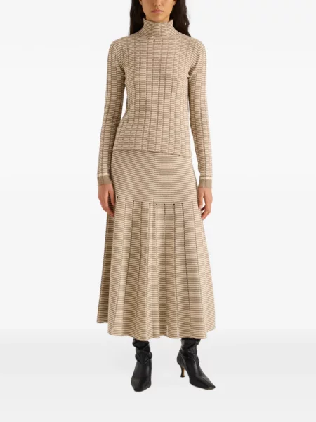 Dryžuotas golfas Proenza Schouler White Label balta