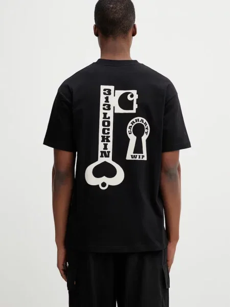 Carhartt WIP S/S Locked T-Shirt t-shirt Ανδρικό μαύρο