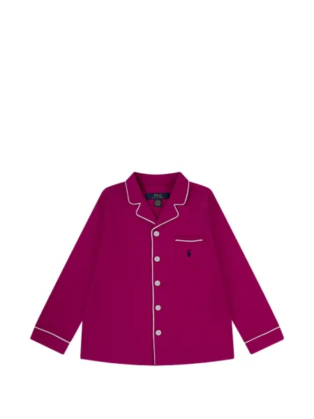Piżama dziecięca Polo Ralph Lauren różowa