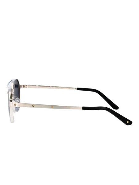 Ochelari de soare Cartier Eyewear argintiu