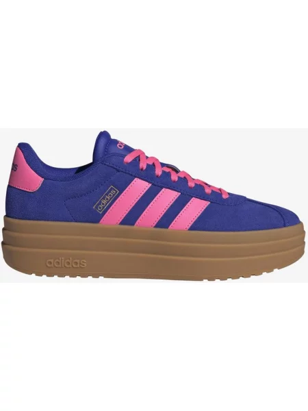 Buty do biegania adidas VL Court Bold elektryczny różowy niebieski