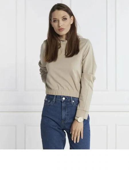 CALVIN KLEIN JEANS Hanorac | Cropped Fit bej