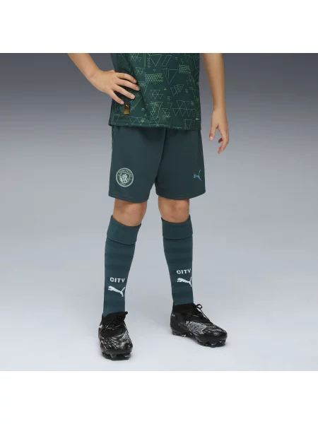 PUMA Młodzieżowe szorty Manchester City Odzież zielony