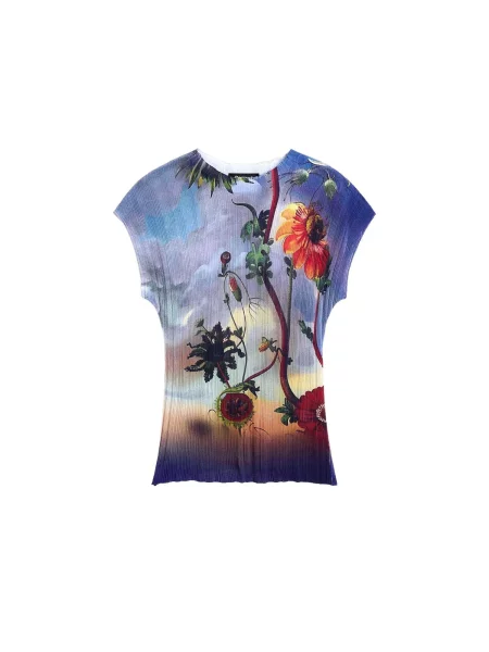 Desigual Tricou / verde / portocaliu albastru