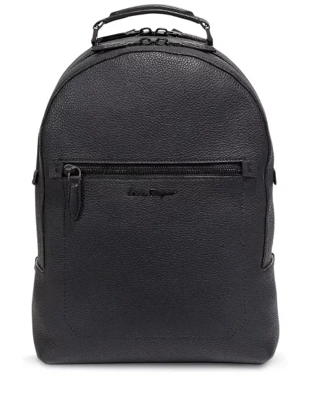 Rucsac Ferragamo cu broderie negru