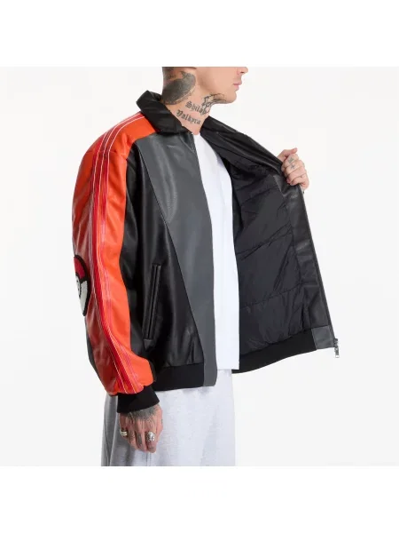 Bomber adidas Poke Jkt Black/ Collegiate Orange L μαύρο