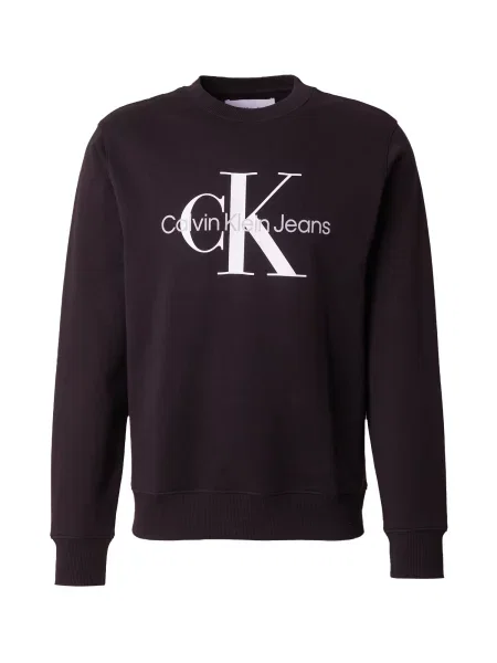 Calvin Klein Jeans Mikina Černá bílá