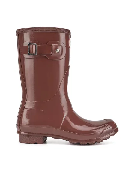 Gumijasti škornji Hunter rdeča