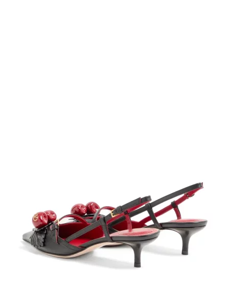 Pantofi cu toc Valentino Garavani slingback negru