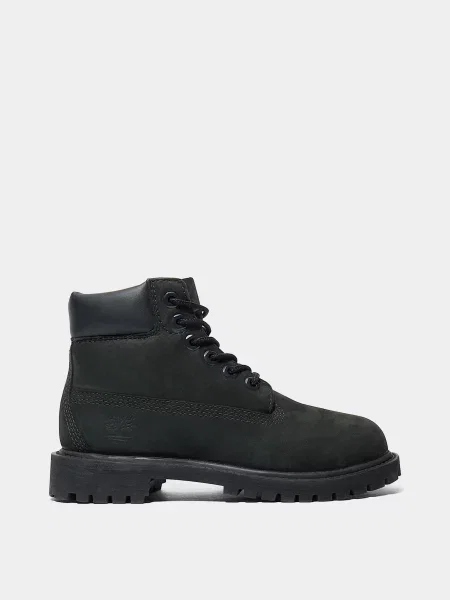 Шкіряні Дитячі Черевики Timberland TIMBERLAND PREMIUM чорний