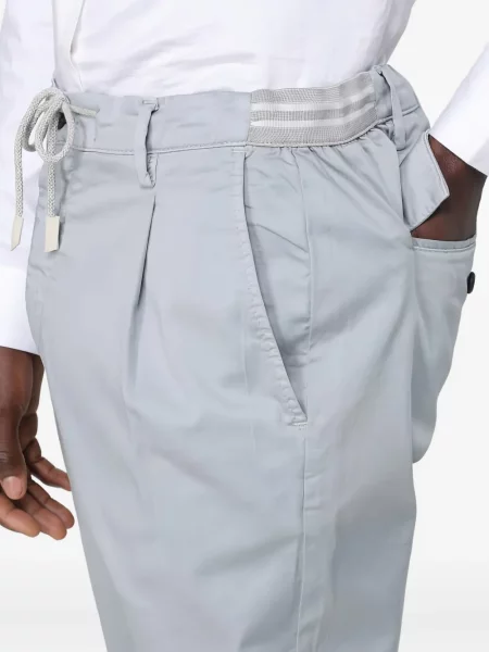Pantaloni Eleventy plisate albastru