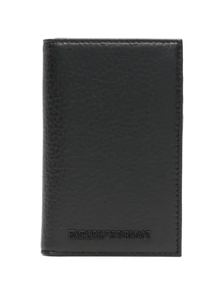 Portofel Emporio Armani din piele negru