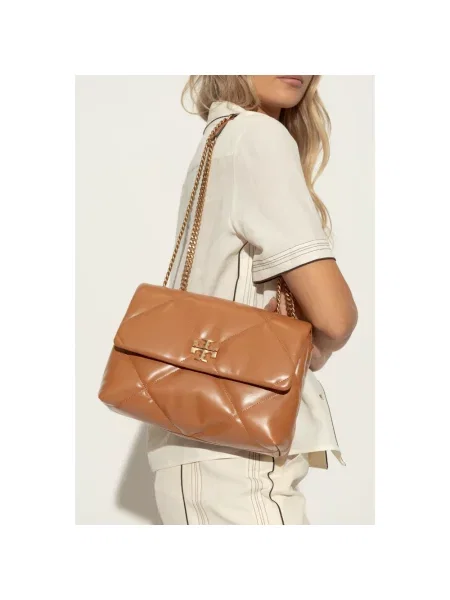 Torebka Tory Burch skórzana brązowa