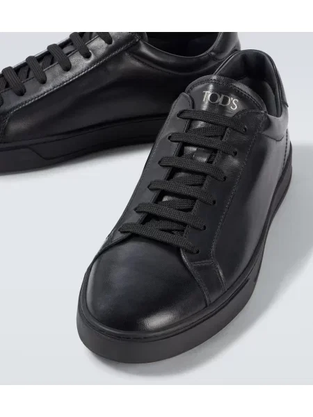 Sneakerși Tod's din piele negru
