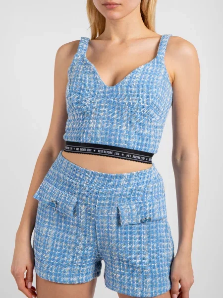 Just Before Топ блакитний